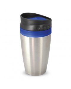 Stainless Steel Insulated Coffee Cups Blue Unbranded